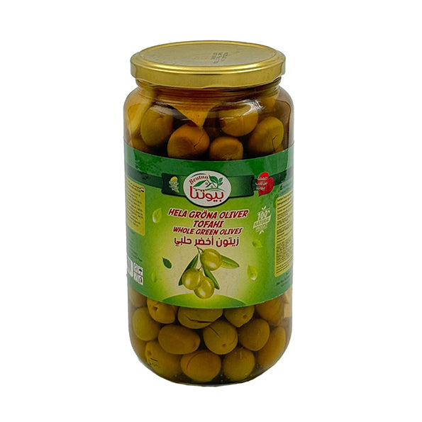 Beutna Hela Gröna Oliver Aleppo 1000g
