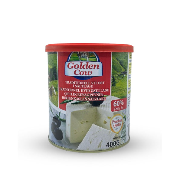 Golden Cow TRADITIONELL VIT OST I SALTLAGE 400g