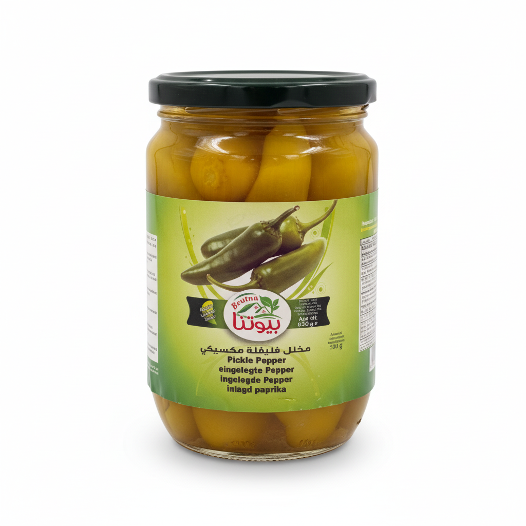 فلفل مكسيكانا مخلل بيوتنا 650 غرام